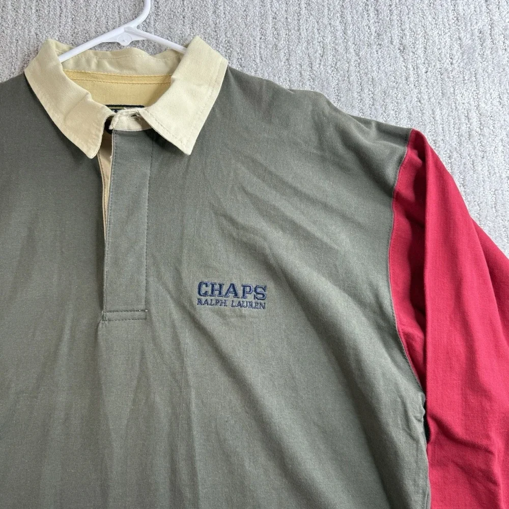 Vintage Chaps Ralph Lauren Rugby Polo Men's Size Large